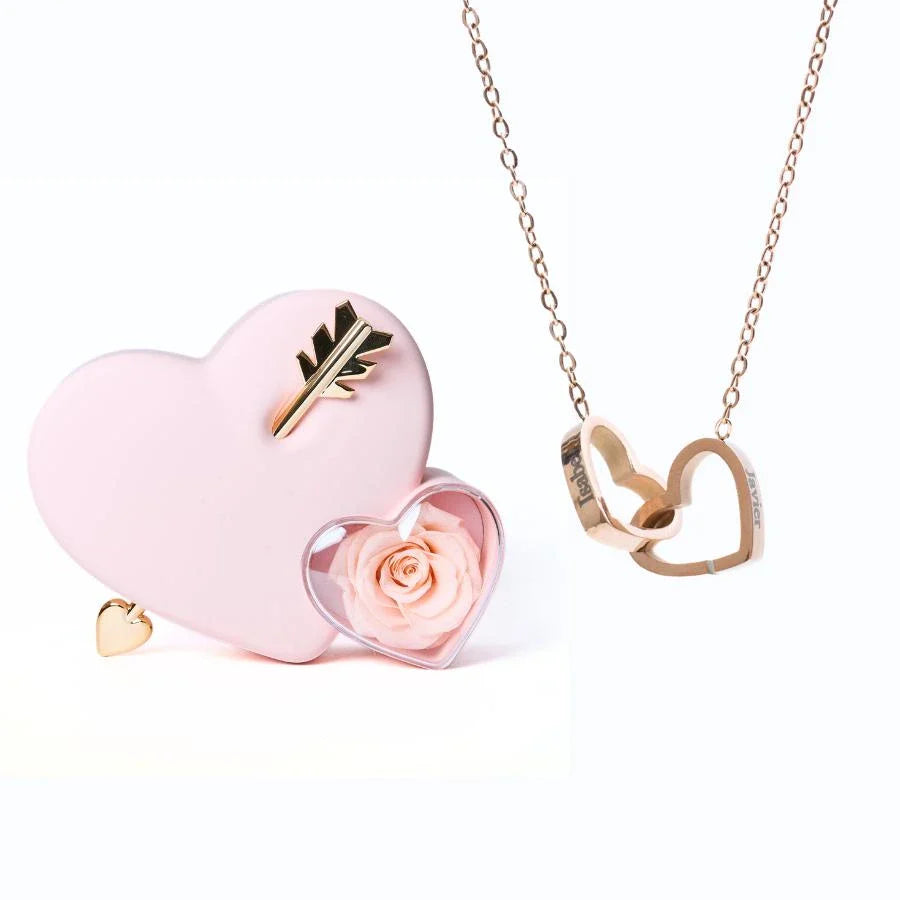 Eternal Love & Personalized Necklace