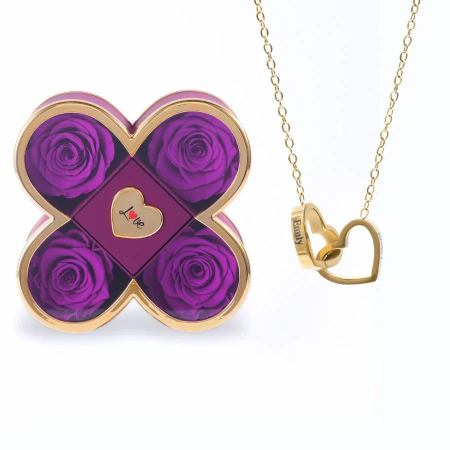 Eternal Luck Box & Personalized Necklace