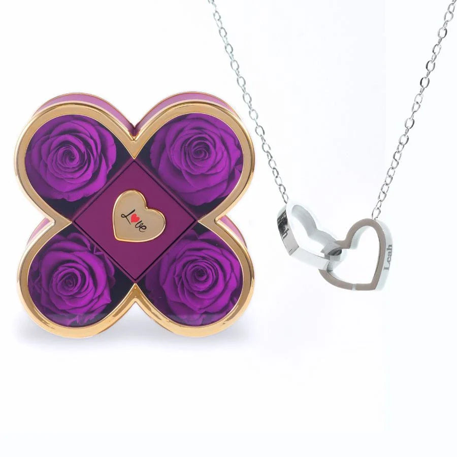 Eternal Luck Box & Personalized Necklace