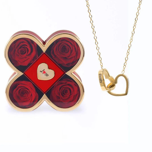 Eternal Luck Box & Personalized Necklace