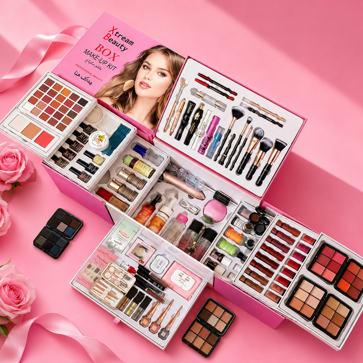 Beauty All-in-One Professional Makeup Kit |  Premium Makeup Essentials in One Vanity Box